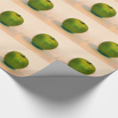 Green Apple Trio Geschenkpapier (Ecke)
