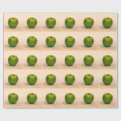 Green Apple Trio Geschenkpapier (Flach)