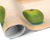 Green Apple Trio Geschenkpapier (Rolleneckpunkt)