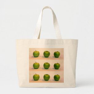 Green Apple Trio Jumbo Stoffbeutel