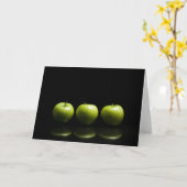 Green Apple Trio Karte (Gelbe Blume)