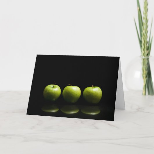 Green Apple Trio Karte (Vorderseite)
