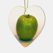 Green Apple Trio Keramik Ornament (Links)