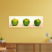Green Apple Trio Leinwanddruck (Insitu (Wohnzimmer))