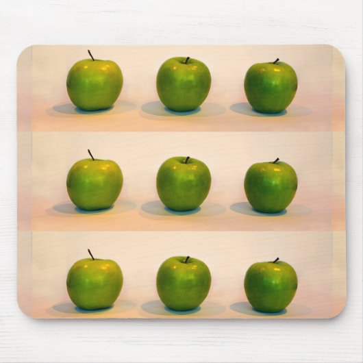 Green Apple Trio Mousepad (Vorne)
