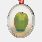 Green Apple Trio Ornament Aus Metall (Links)