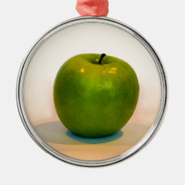 Green Apple Trio Ornament Aus Metall