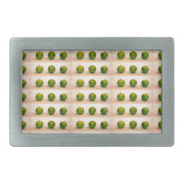 Green Apple Trio Rechteckige Gürtelschnalle