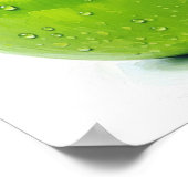 Green Apple Wall Art Poster (Ecke)
