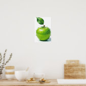 Green Apple Wall Art Poster (Küche)
