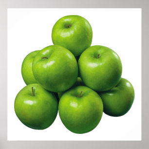 Green Apples Poster
