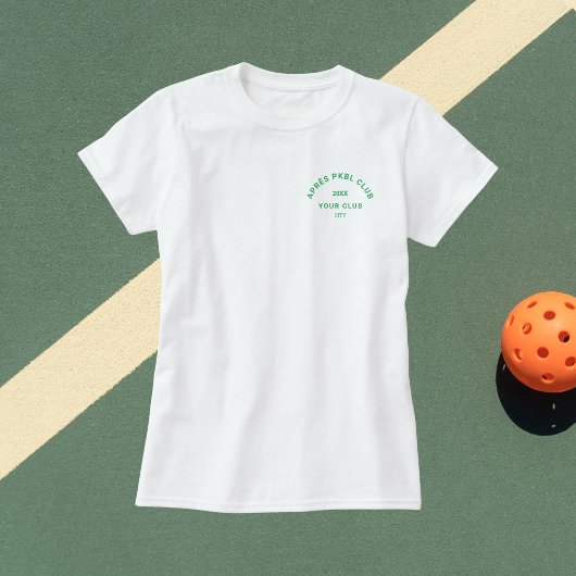 Green Après PKBL Club Wappen Pickleball Ladys T-Shirt