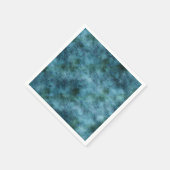 Green Aquamarin Aqua Blue Earth Ocean Marble Abstr Serviette (Ecke)