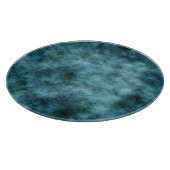 Green Aquamarin Aqua Blue Earth Ocean Marmor Abstr Schneidebrett (Ecke)