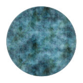 Green Aquamarin Aqua Blue Earth Ocean Marmor Abstr Schneidebrett (Vorderseite)