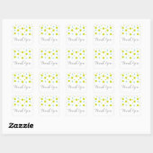 Green Aquamarin Confetti Wedding Danke Stickers (Blatt)