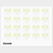 Green Aquamarin Confetti Wedding Stickers (Blatt)