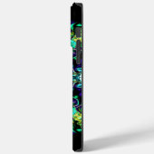 Green Aquamarin Psychedelic Bohemisch Mandala Case-Mate iPhone Hülle (Rückseite / Links)