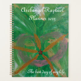 green archangel Raphael planner Planer