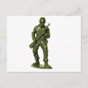 Green Army Man Postkarte