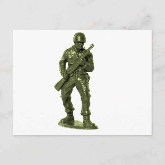 Green Army Man Postkarte (Vorderseite)