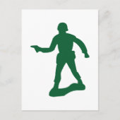 Green Army Man Postkarte (Vorderseite)