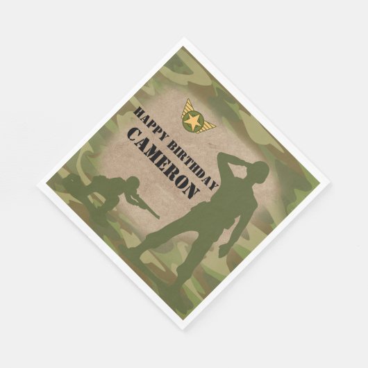 Green Army Men Todiers Serviette (Ecke)