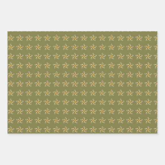 Green Army Men Trio Geschenkpapier Set (Vorderseite 3)