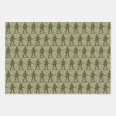 Green Army Men Trio Geschenkpapier Set (Vorderseite 2)