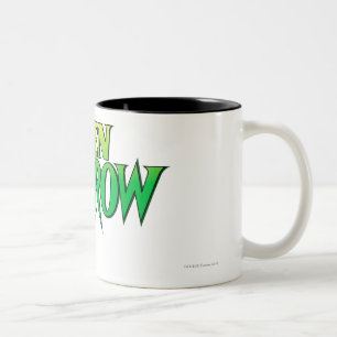 Green Arrow-Logo 3 Zweifarbige Tasse