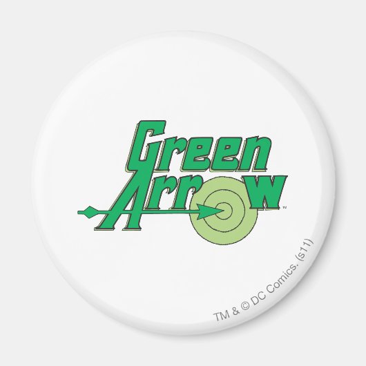Green Arrow-Logo Magnet (Vorne)