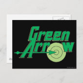 Green Arrow-Logo Postkarte (Vorne/Hinten)