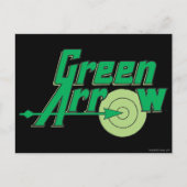 Green Arrow-Logo Postkarte (Vorderseite)