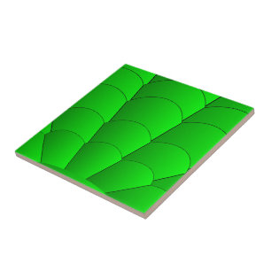 Green Art Deco Design Fliese