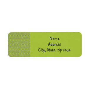 Green Art Deco Ovals