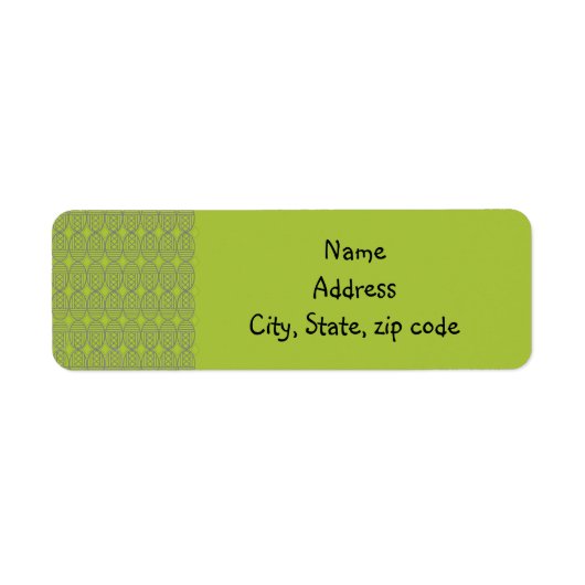 Green Art Deco Ovals (Vorne)