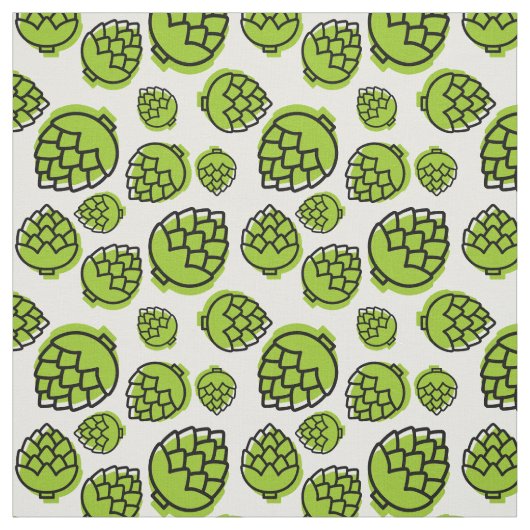 Green Artichoke Pattern Stoff (Muster)
