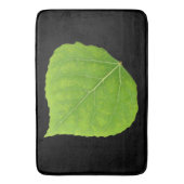 Green Aspen Leaf #11 Badematte (Vorderseite Vertikal)