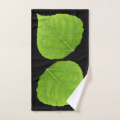 Green Aspen Leaf #11 Badhandtuch Set (Handtuch)