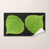 Green Aspen Leaf #11 Badhandtuch Set (Handtuch)