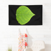 Green Aspen Leaf #11 Banner (Insitu)
