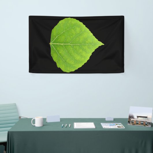 Green Aspen Leaf #11 Banner (Messeveranstaltung)