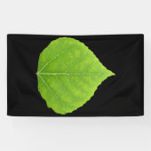 Green Aspen Leaf #11 Banner (Horizontal)