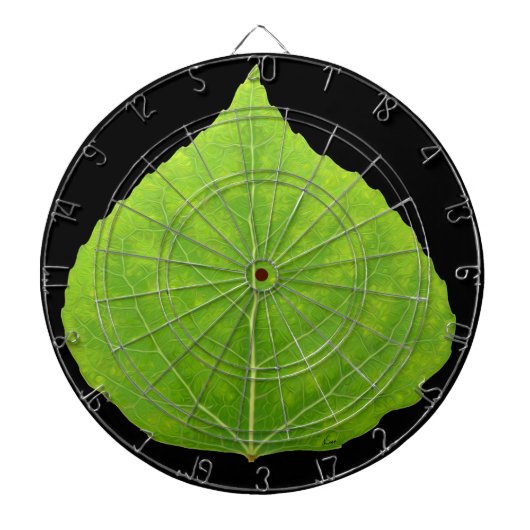 Green Aspen Leaf #11 Dartscheibe (vorne)