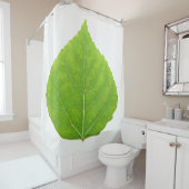 Green Aspen Leaf #11 Duschvorhang (Beispiel)