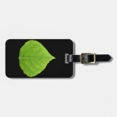 Green Aspen Leaf #11 Gepäckanhänger (Vorderseite horizontal)