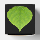 Green Aspen Leaf #11 Geschenkschachtel (Oben)