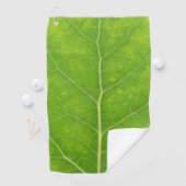 Green Aspen Leaf #11 Golfhandtuch (Insitu)
