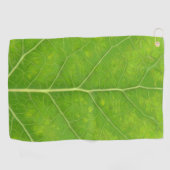 Green Aspen Leaf #11 Golfhandtuch (Horizontal)