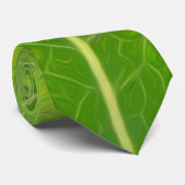 Green Aspen Leaf #11 Krawatte (Gerollt)